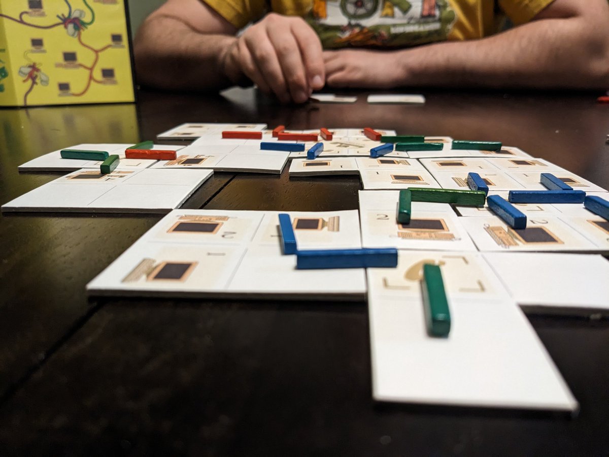 pgh_gamer's tweet photo. An amazing evening playing old time #Splotter games. Loved them all! And I must've been a helluva teacher considering how whooped I got. https://t.co/xzFCRqCOJP