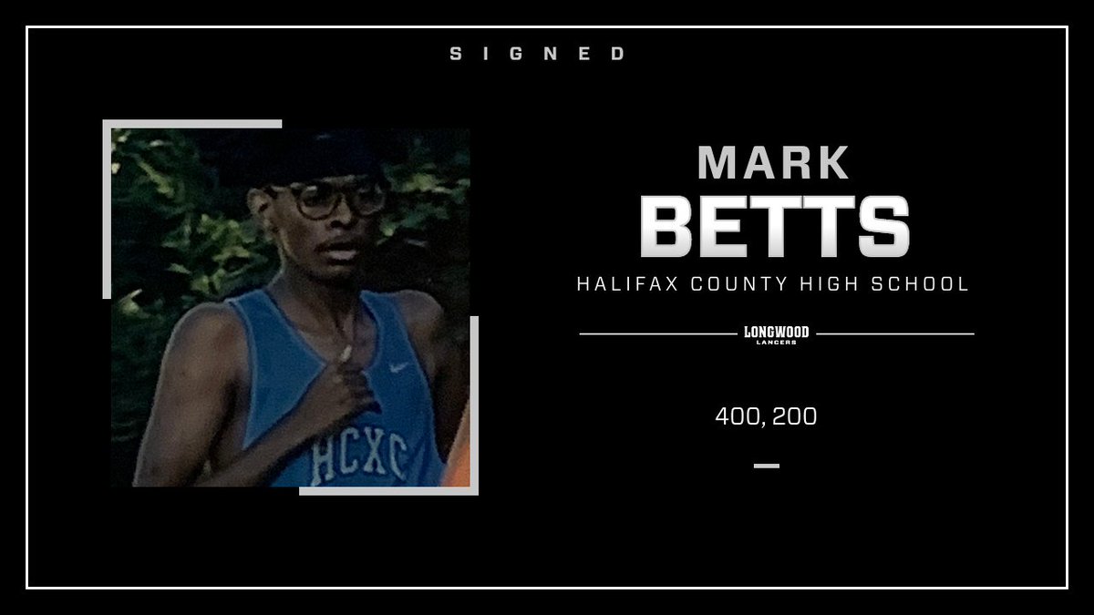 Longwoodcctrack's tweet photo. Excited to add our first sprinter to the team! Welcome to Longwood Mark Betts! #BuildAFoundation https://t.co/sxLPncRQKs