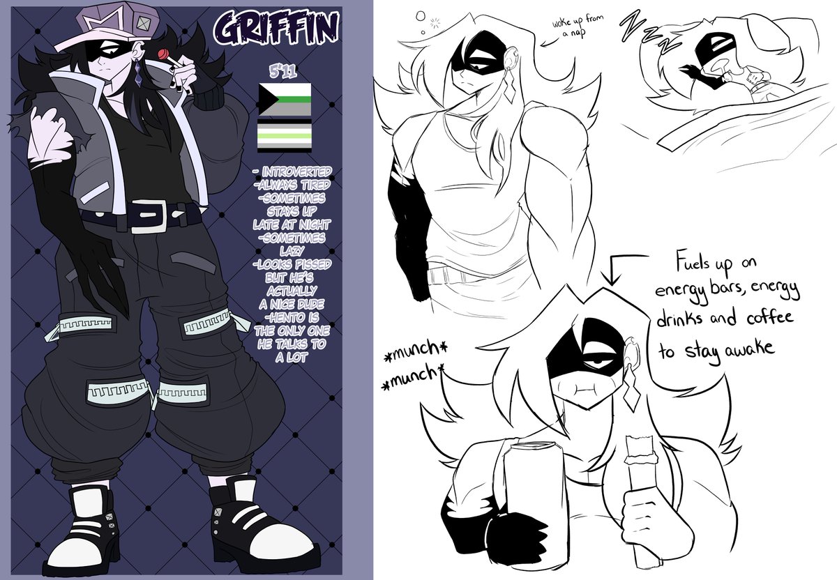 HexDoodlez's tweet photo. Here's my new boi, Griffin, my new Grey AI! 🖤#GRIFFINSWEEP #hypnoslullaby #pokepasta #greyai https://t.co/u6EyxYTfoT