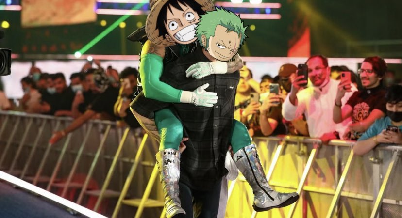 WWEZlarp's tweet photo. Sorry I was a little inactive, But here’s what happened at the Luffy and Zoro Vs Logan Paul and Mr.Beast Tag team match‼️‼️‼️‼️ {Thread} https://t.co/NZtGlzyinl