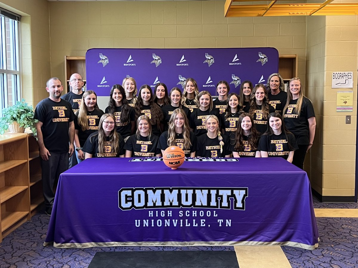 CoachPierceCHS's tweet photo. Great day to be a Viqueen! @MJSimmons23 signs with @BULadyCatsBBall! @coachnelsonBU https://t.co/FRxT69jjqn