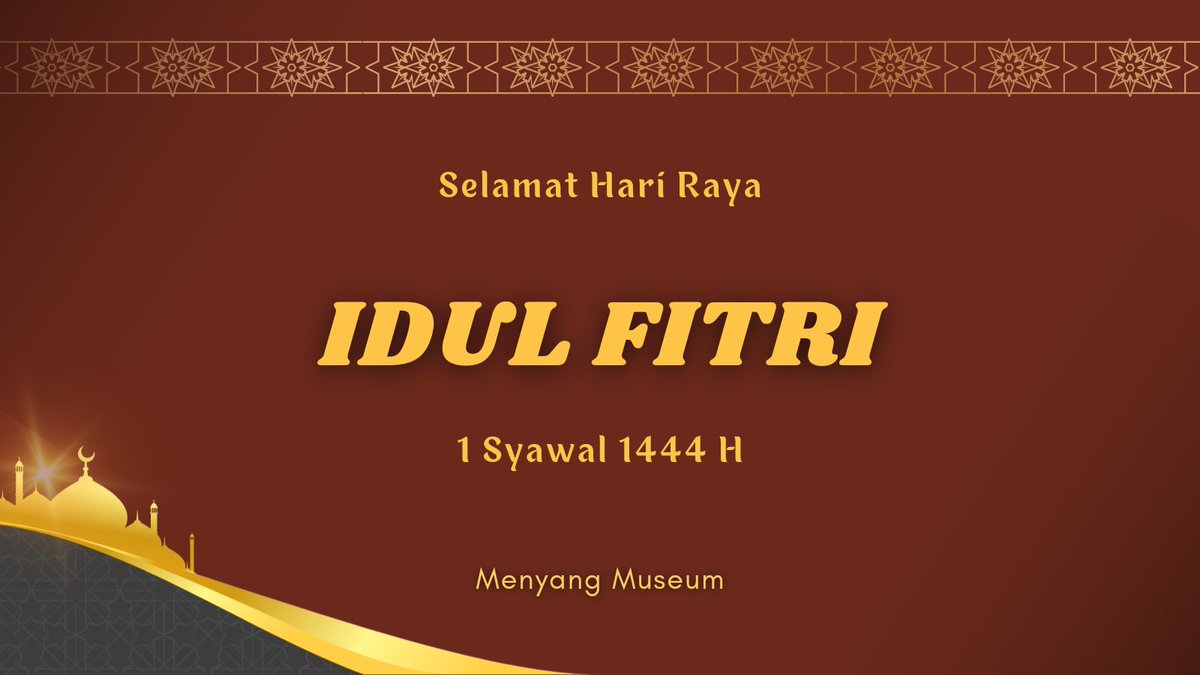 MenyangMuseum's tweet photo. Selamat hari raya Idulfitri! Mohon maaf lahir batin, minal aidzin walfaidzin🙏🥰 https://t.co/qX4xwe3I8e
