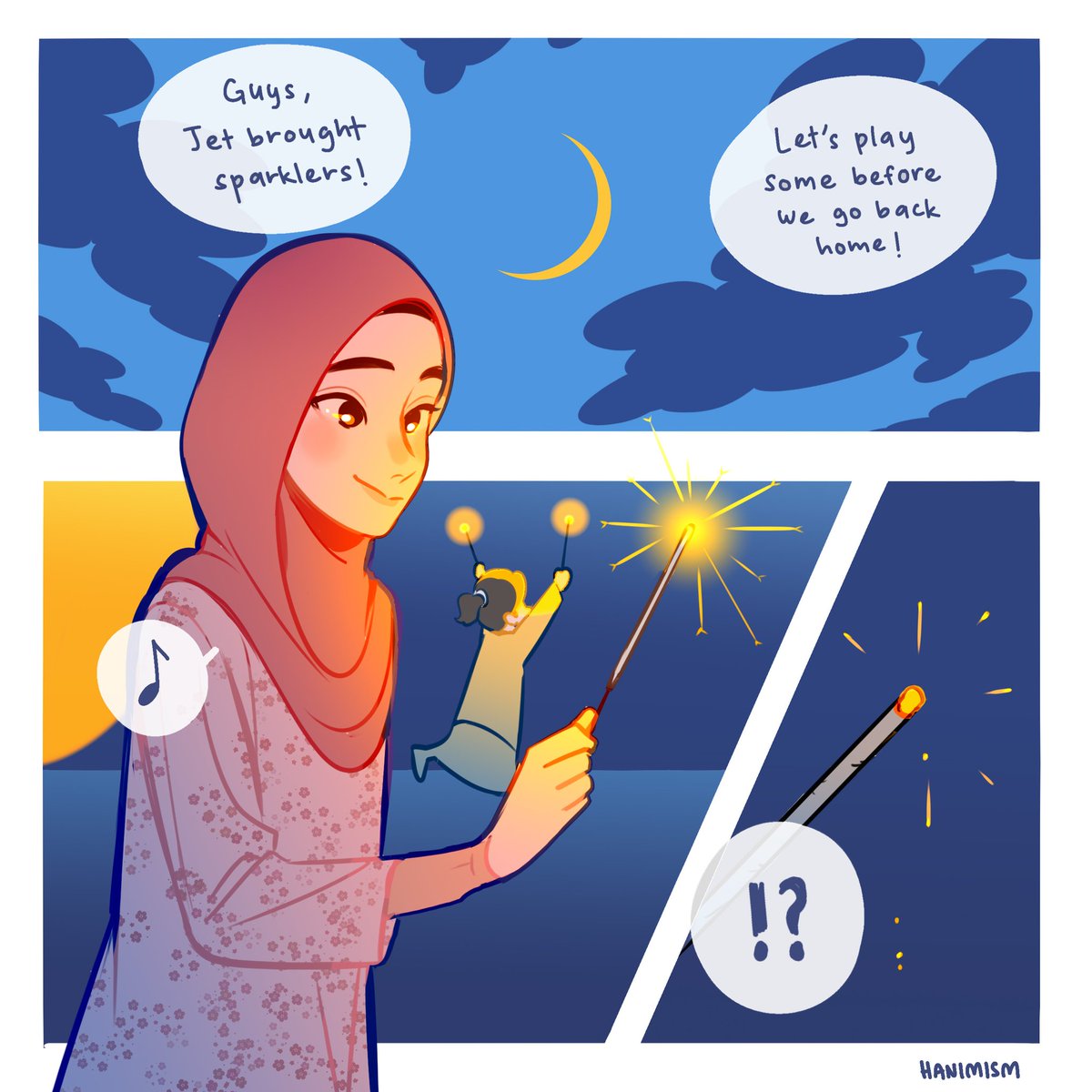 Hanimismm's tweet photo. Selamat Hari Raya 🌙✨️ https://t.co/SXWLv6oT82