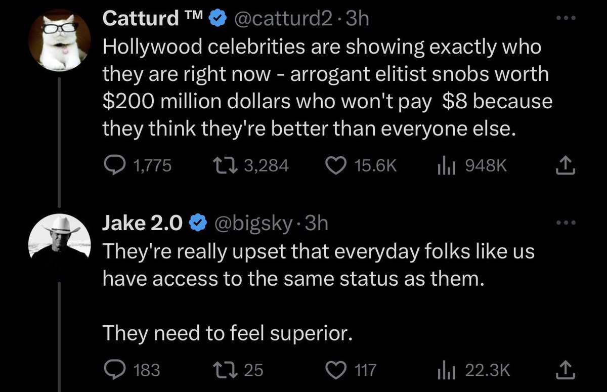 Amazing 

They bitched for years about not having a blue tick, now they’re salty af because no one with half a brain wants one.

#BlockBlueChecks 
#BlockTheBlue