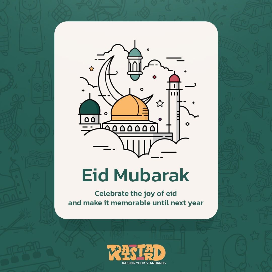 raistard's tweet photo. Eid Mubarak! 🌙✨ 
May this special day be filled with love, peace, and happiness for you and your loved ones. Let us embrace the spirit of generosity and compassion that Ramadan has taught us and carry it forward throughout the year. 
#Raistard #EidMubarak #WeDeliver https://t.co/ntHX0aquUx