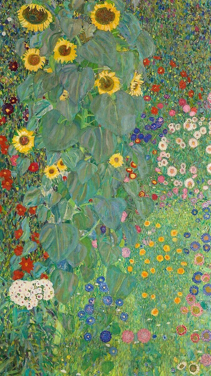 Girasoles de Gustav Klimt