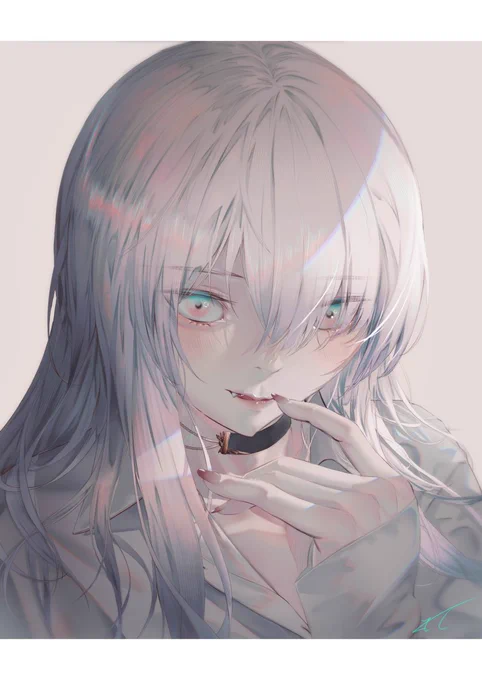 新しくフォローしてくれた人向けにオリジナル絵再掲しときます。1,3枚目の青いキャラは今回の義足のキャラと同じ娘です 