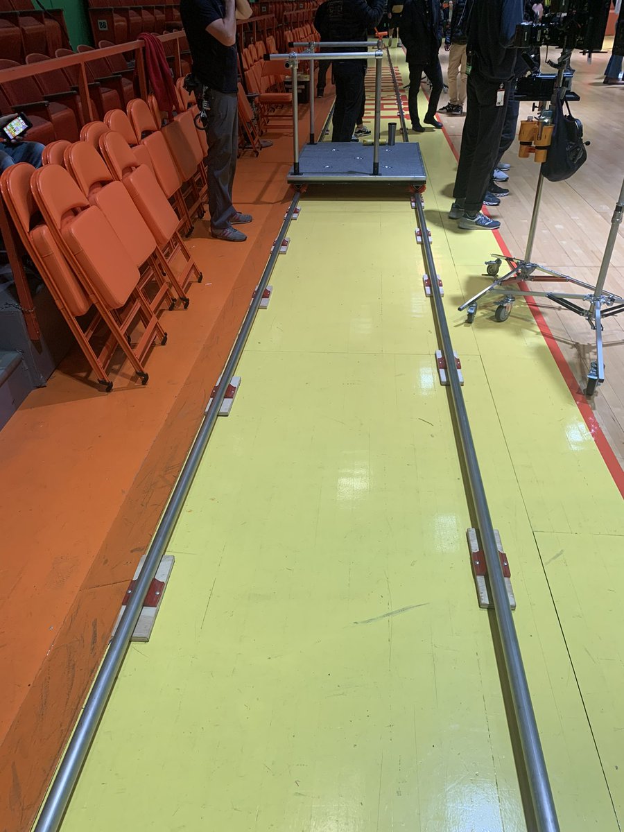dave_donaldson's tweet image. Fun fact, this is a real thing in Hollywood. It’s called “Dexter track”, and if you replace pvc with stainless steel, it’s really what us grips build. I built this 2 months ago at Warner brothers. #local80 #nowurgrippin.