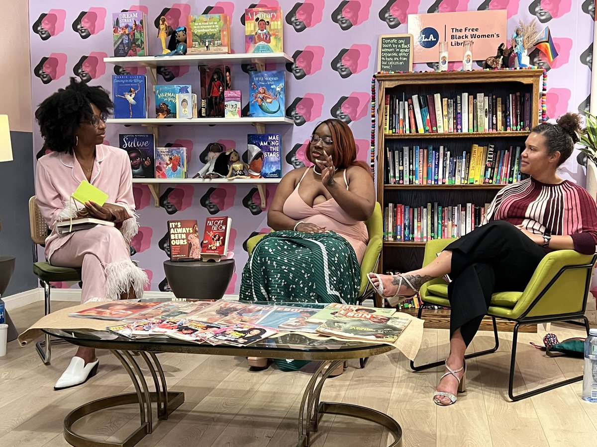 This is where the party’s at tonight! <a href="/IWriteAllDay_/">Clarkisha Kent</a> and <a href="/JessicaWilsonRD/">Jessica Wilson, MS. RD. (she/her)</a> at Salt Eater Bookshop.