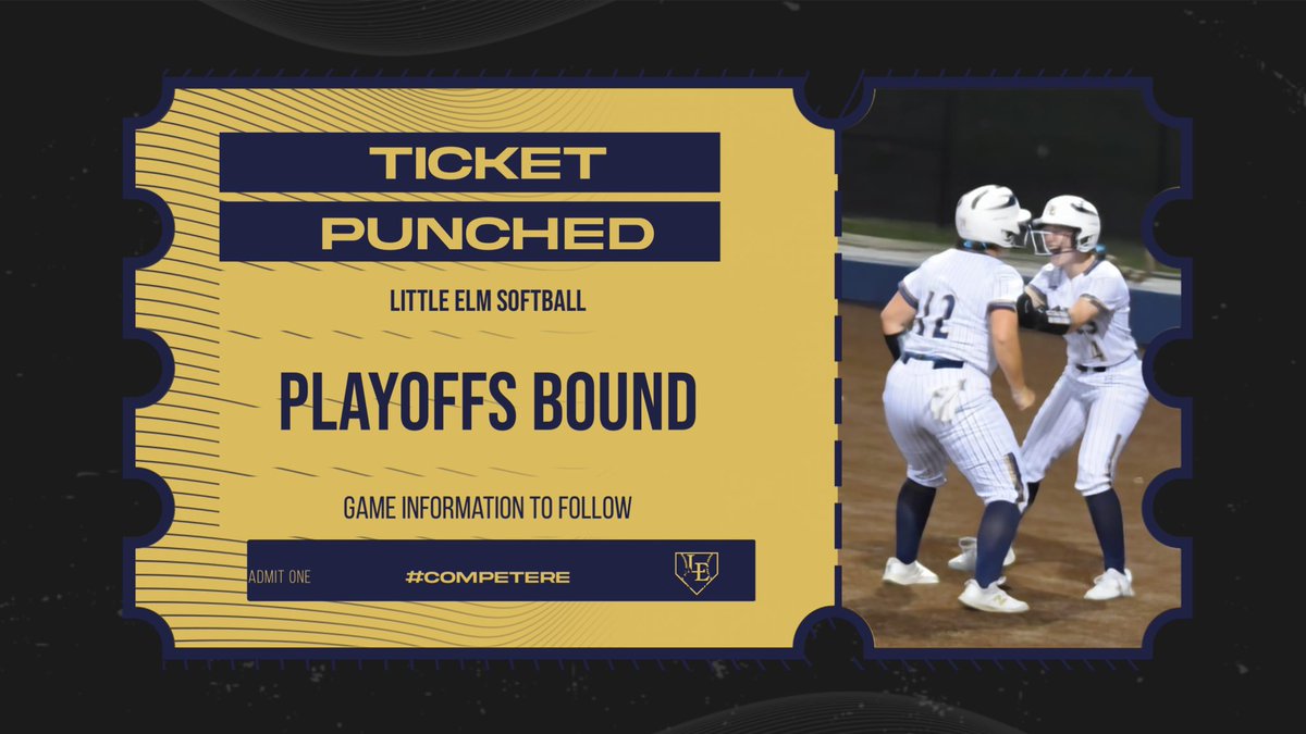 WE ARE PLAYOFF BOUND!!! #competere <a href="/LEISDAthletics/">LEISD Athletics</a> <a href="/leisd/">Little Elm ISD</a>