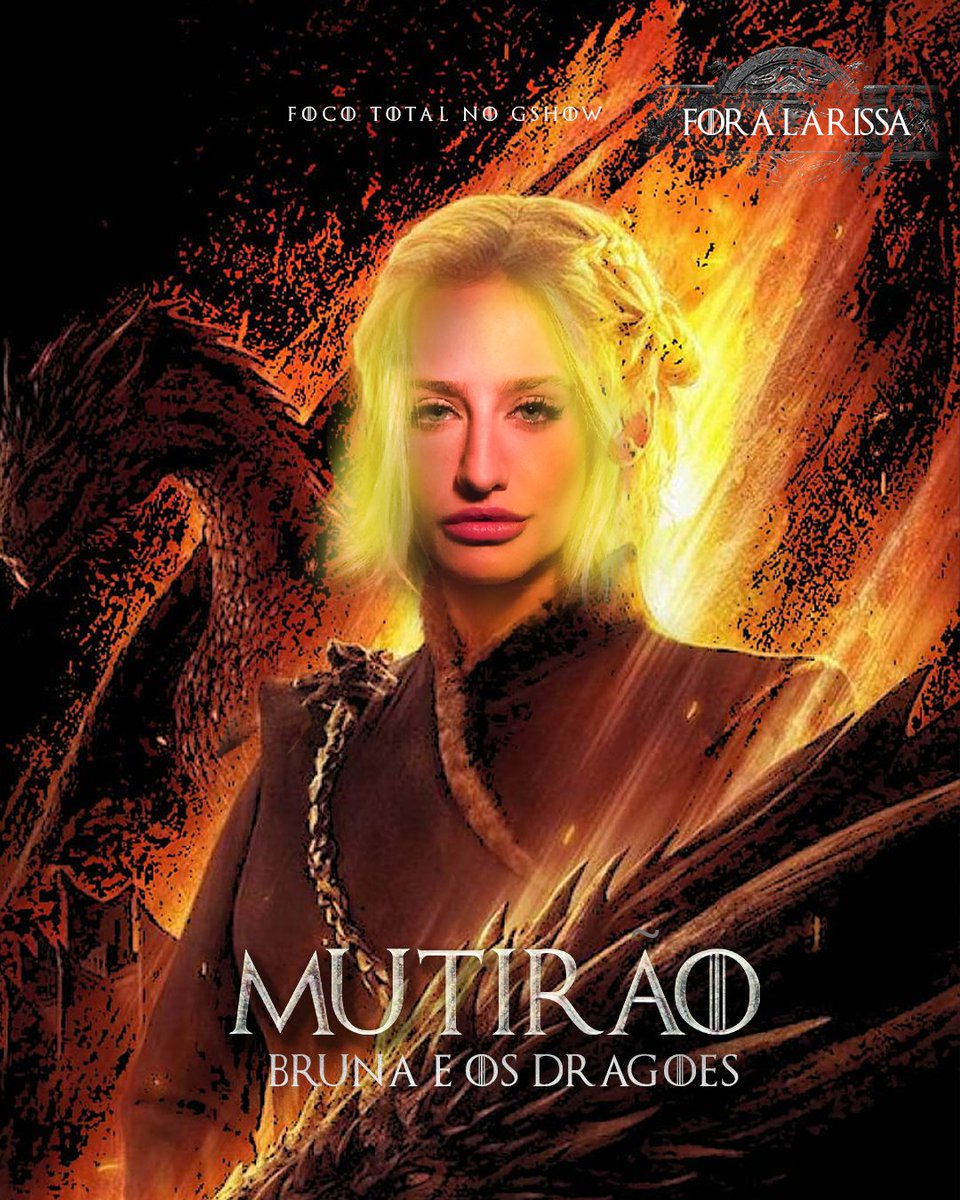 BrunaGriphaoo's tweet photo. 🐉 MUTIRÃO BRUNA E OS DRAGÕES 🐉

👉🏼 A CADA 10 VOTOS, COMENTE UM EMOJI OU UMA LETRA AQUI

🎯 META: 4 MIL RESPOSTAS.

⏰ ENCERRA ÀS 03H.

🚨 O VOTO é pra ELIMINAR, então VOTEM na LARISSA!

📲  https://t.co/cBRGXLOjH6

#ForaLarissa #FicaBruna https://t.co/4hPdECvB1i