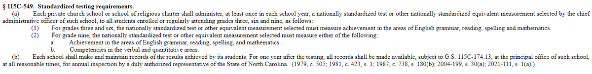 donaldbryson's tweet photo. Tell me you don't know what you're talking about without telling me you don't know what you're talking about.
If Gov. Cooper, DPI, or the General Assembly want to see the test scores, they're well within their power to do so. #Readbeforeyoutweet #NCGA #ednc https://t.co/FlsTxLBnuA