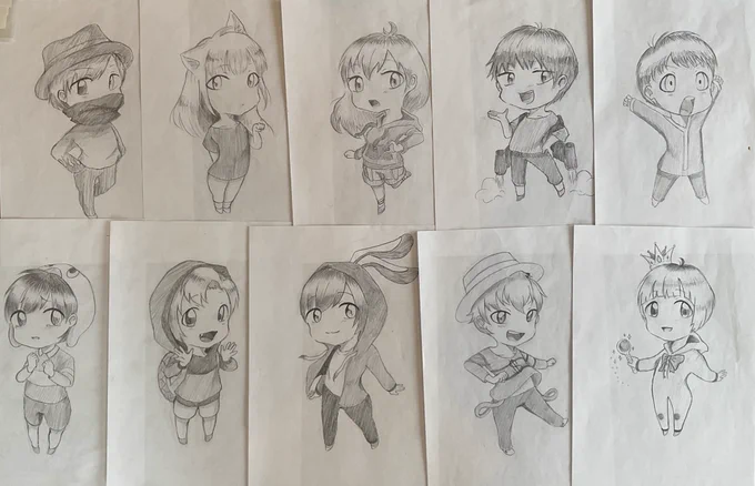 多すぎるミニキャラ資料 
