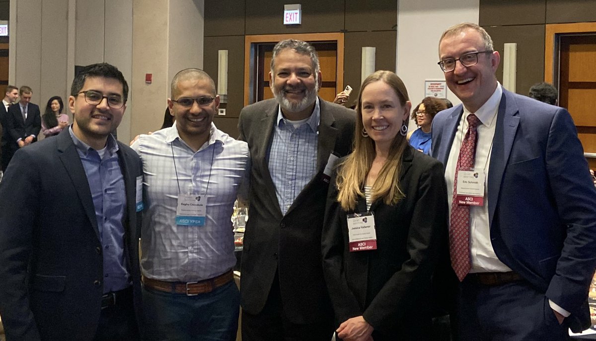 A wonderful night to celebrate @MGHMedicine ‘s newest members to @the_asci - Drs. Jessica Haberer and Eric Schmidt @SchmidtLab. Drs. Raghu Chivukula and George Alba were recognized as recipients of the Young Physician-Scientist Award. Congrats to all 👏 👏 👏