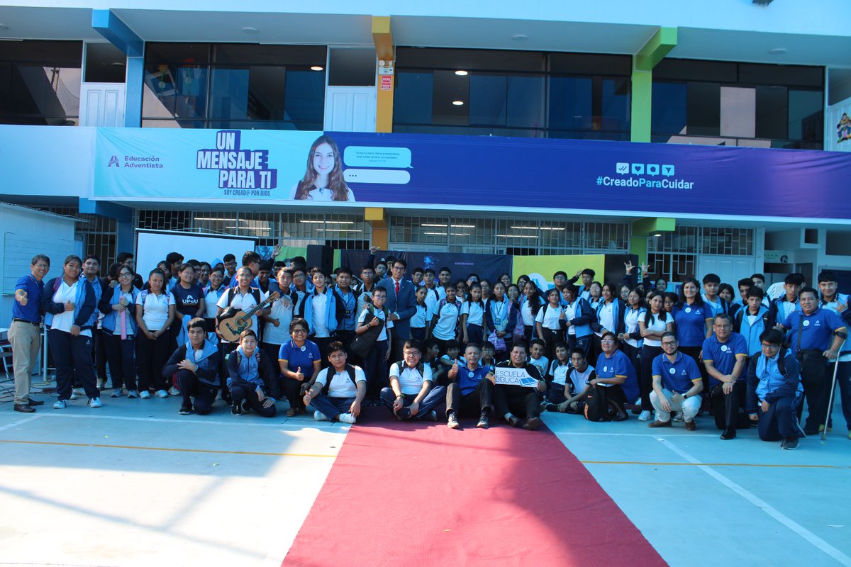 ⛪️🔥🙏Programa #NTSchool fue lanzado en el Colegio Adventista #Alborada del #Callao ⛪️🙏🔥 para el nivel secundario... #EscuelaBíblicaNT 📻 Seguimos #JuntosPorMásEstudiosBíblicos 🔥🔥🔥 #MiCOP #UPN