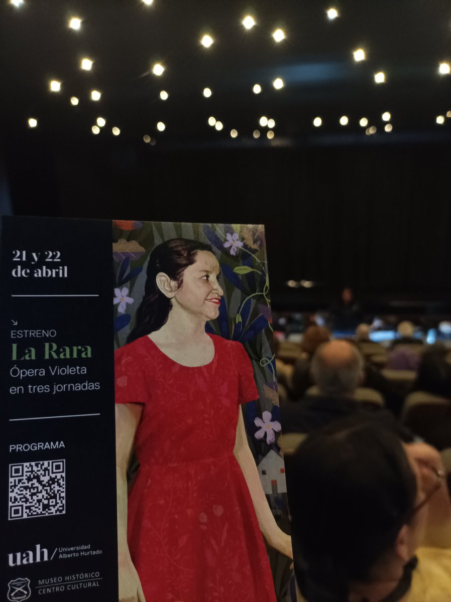 #VioletaParra: Estreno Ópera LA RARA (René Silva-Marcela Sáiz) @uahurtado