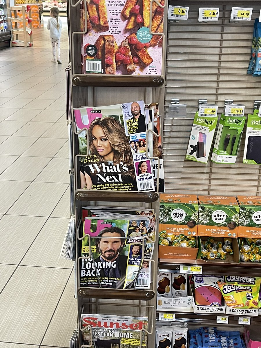 Serious question: Who the fuck buys these magazines at the grocery story? Has anyone ever seen a SINGLE person pick one up at check out and actually buy one? Because I have NEVER. How are they still in print? I don’t understand.