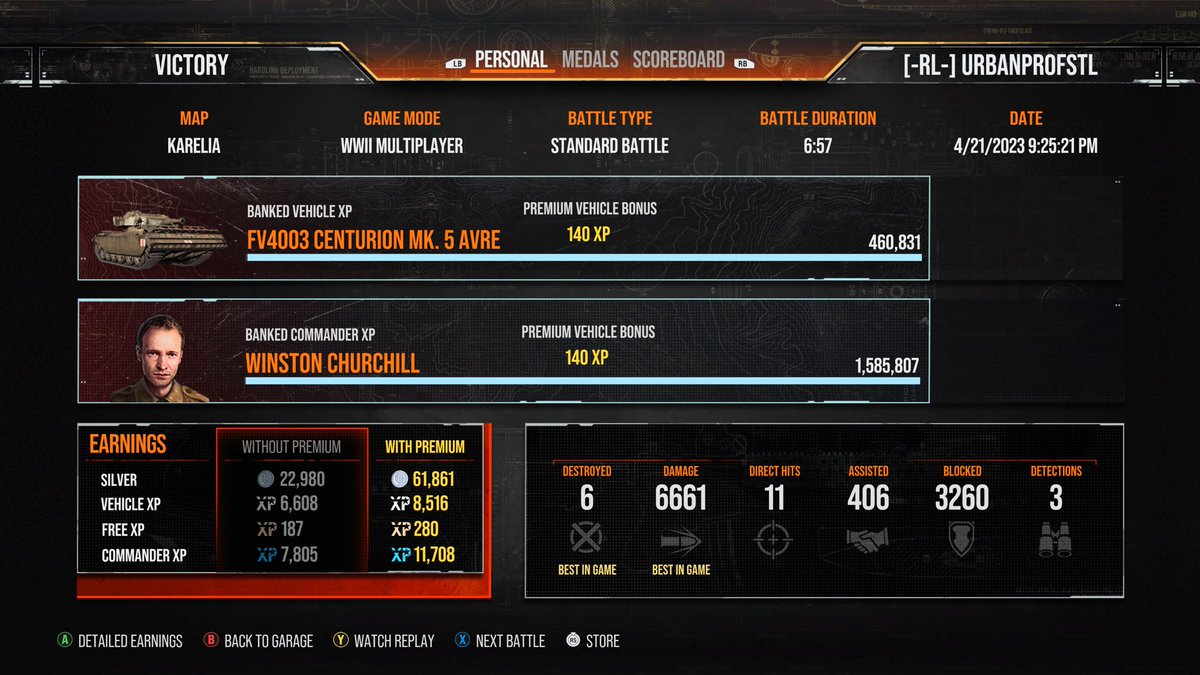 UrbanProfStL's tweet photo. Well, it took more game than it should have to Ace this bugger. But old Urban finally brought home the Gold, baby! 

On to the next one! @WoTConsole #xbox https://t.co/GcDQNbN1mH