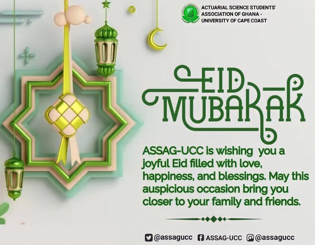 assagucc's tweet photo. ASSAG-UCC wishes all members a joyful Eid π
#EidMubarak #assagucc #riskourconcern https://t.co/7aFr13aYzF