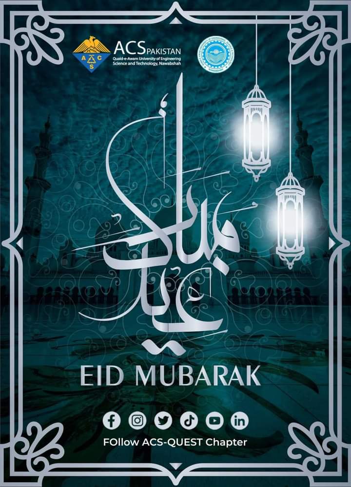 acsquest1's tweet photo. On this auspicious occasion of Eid, we wish you all have a joyous and fun-filled Eid. May the magic of this Eid may the lots of happiness in your life and fill your heart with love and peace Wish you all the people around the world A very happy Eid-al-fitr Mubarak.
#ACSQUEST https://t.co/esbhTLkrKQ