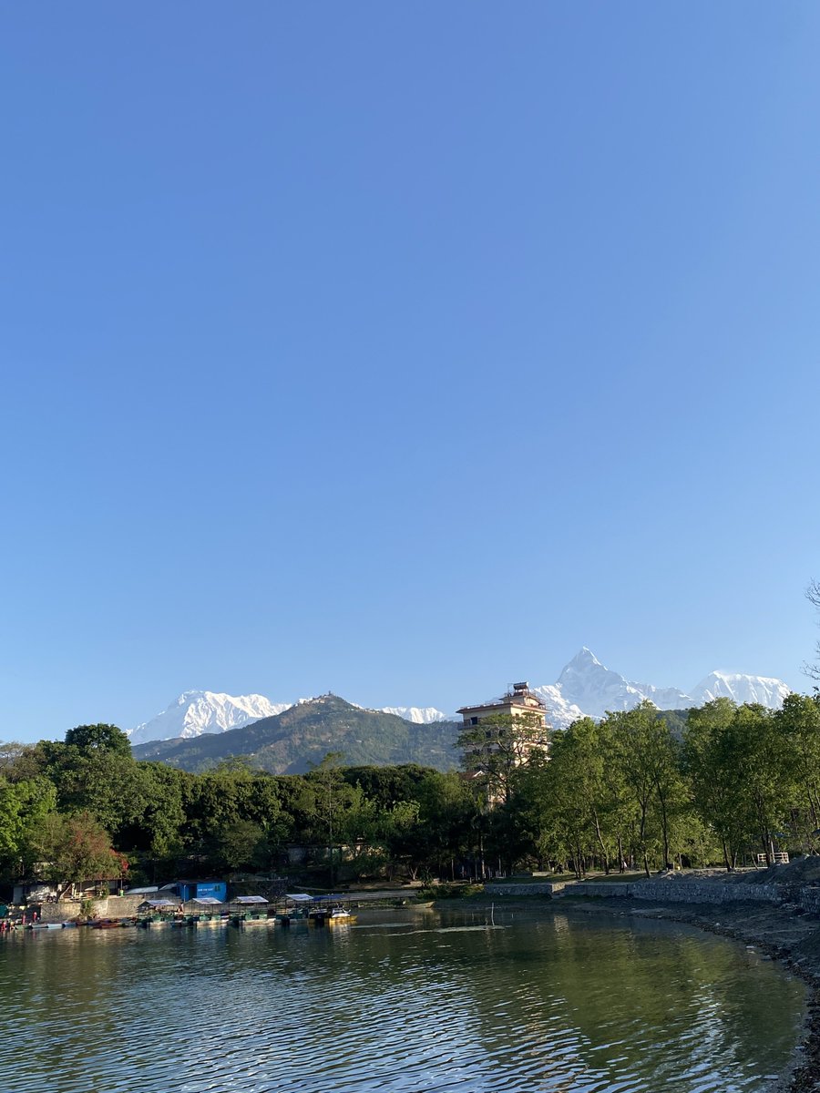 DrPrateekshya's tweet photo. Finally weather cleared. Witnessing this after days of bad weather ♥️
Good morning from Pokhara 😊 https://t.co/9lVlWmGADX