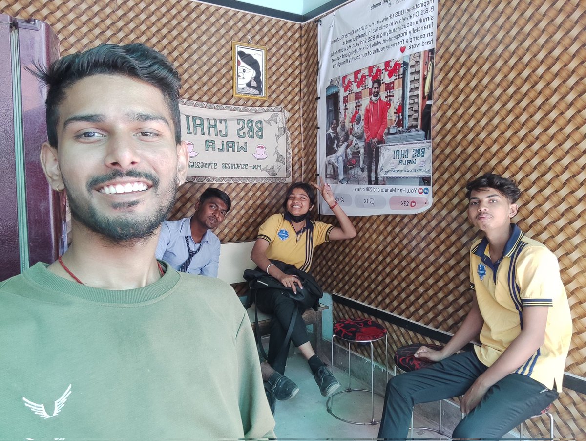 UtsvMusic's tweet photo. एक पटक खाएको खाएै 
Bbschaiwala को चाय ❤️😍😇🥰
#bbschaiwala #customersphotoshoot #happyconsumer  ❤️😇🙏
.
.
.
B.B.S-ChaiWala 
Near by Majdur pustak &amp; Vivhan hotel🥰
📱:- 981-7618238/9745621622 https://t.co/HVvus6c14o