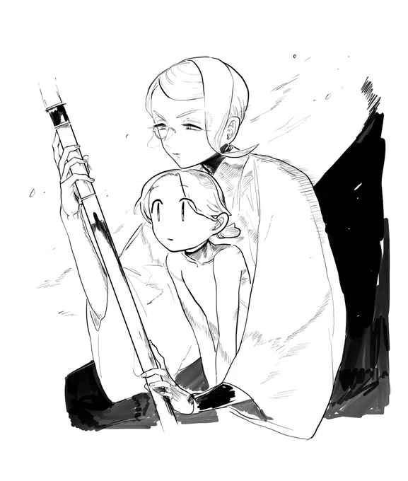 巴さにの再録本出すとしてなるべく描いたものはまとめて入れたいけど、ラクガキ系は入れ方ムズイしこれでそれぞれ1ページ使うのもなんか悪いかな〜と困ってるものたちの再掲です 後ろの方にラクガキ集みたいな感じで入れてもいいのかな 