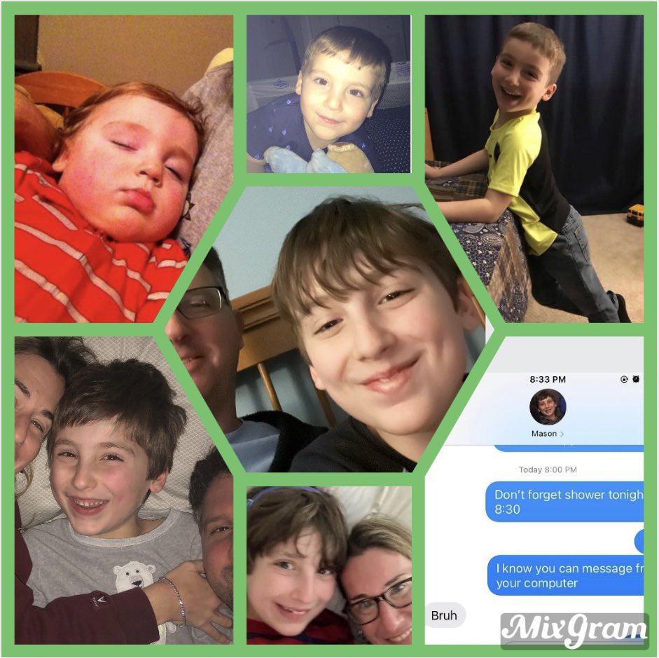daa1029's tweet photo. Many moments of “last night of age ___”, plus the preview of the ‘tude that proved to be true. Mama &amp; Daddo love you bunches. Happy 11th tomorrow, Mason. https://t.co/lWptxOGo9f