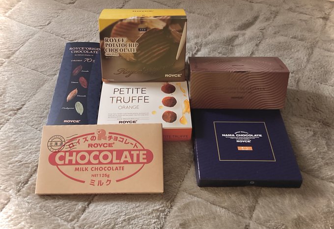 ROYCE尽くしで最高やわ～ ふるさと納税ありがとう！ https://t.co/Ljbq3ARrkj