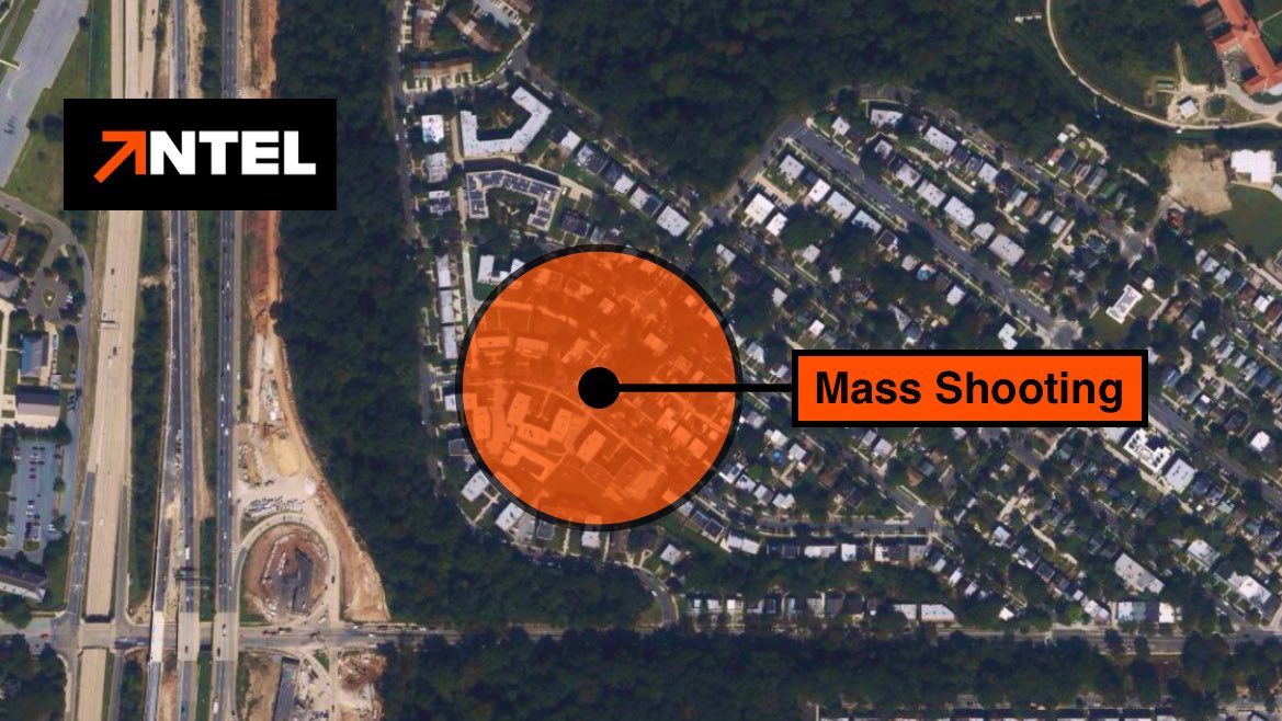 IntelPointAlert's tweet photo. BREAKING: At least 7 people injured following mass shooting incident in southeast suburb of Washington, D.C. https://t.co/tfxJ9uWiXd