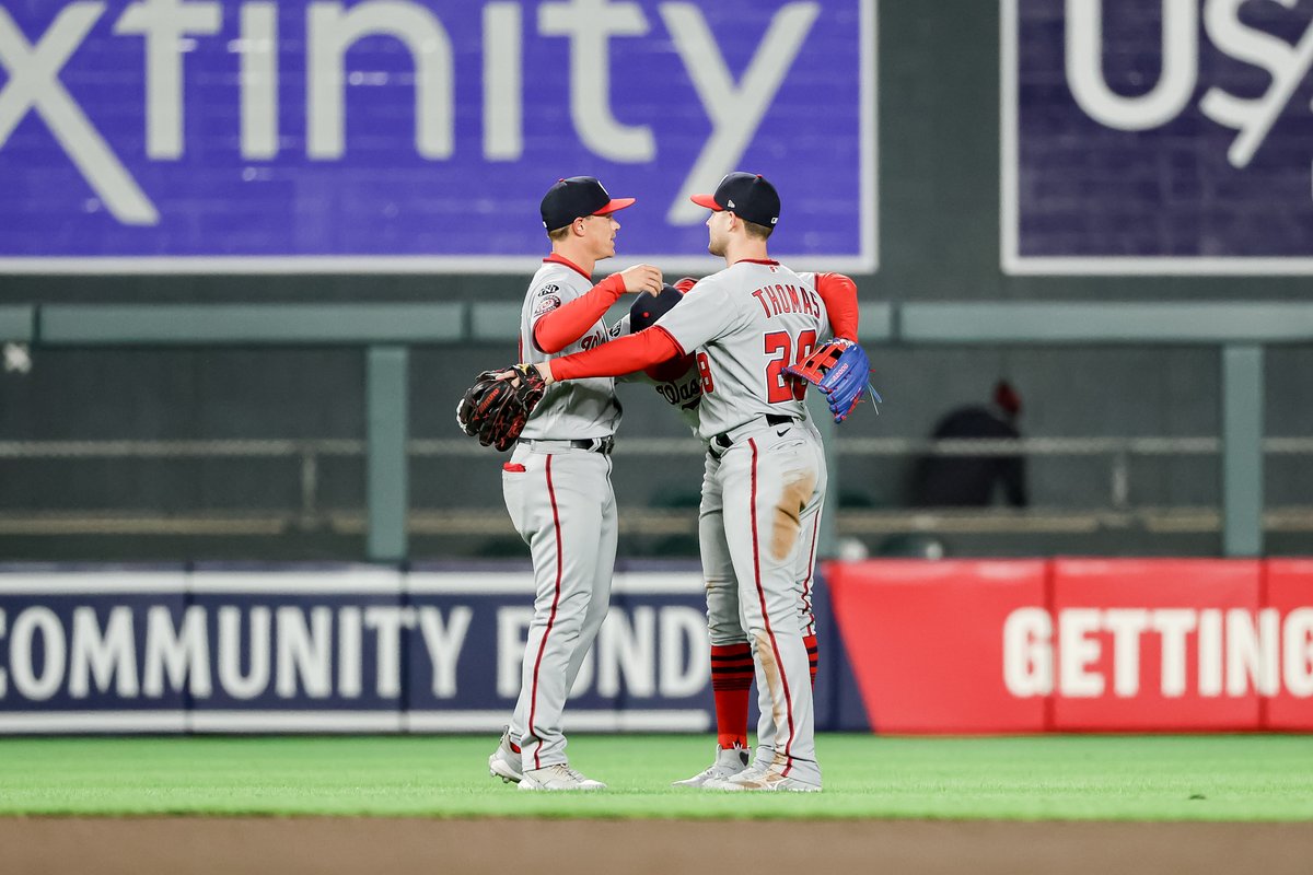 Nationals's tweet image. the cold never bothered us anyway