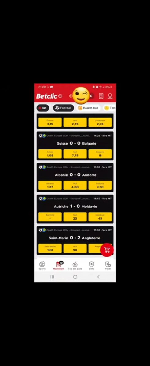 OMVIIDEOS's tweet photo. Vous voulez gagner aux paris sportifs ? Avant de parier, regardez cette vidéo super intéressante sur les rares failles des sites de paris sportifs afin de gagner plus en cas de bon pronostics ! #parissportifs #failles #conseilsparis #conseilparissportifs

https://t.co/DhDTRt2Zso https://t.co/gAUZWkZLUB