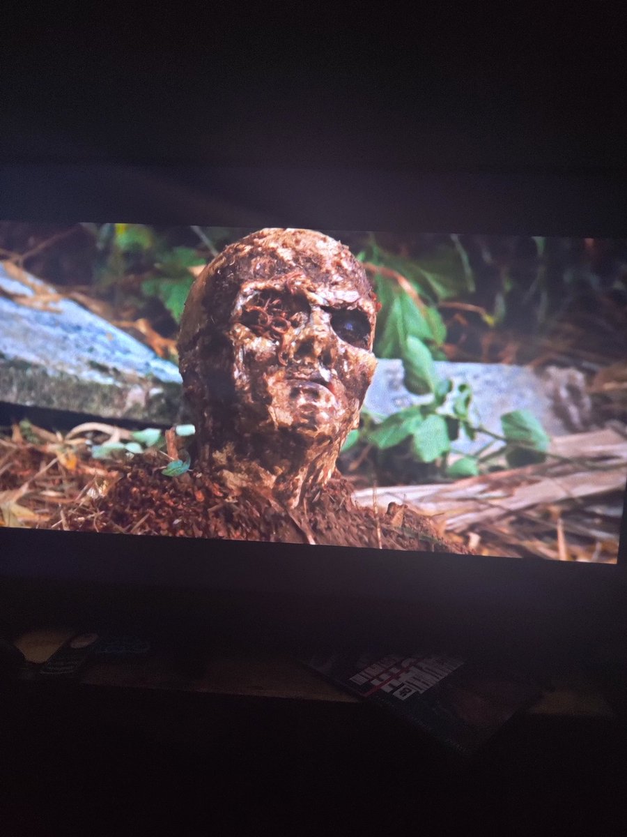 foolish_prof's tweet photo. Hey #MutantFam , do I have something on my face? #TheLastDriveIn https://t.co/g6VjIqYCWR