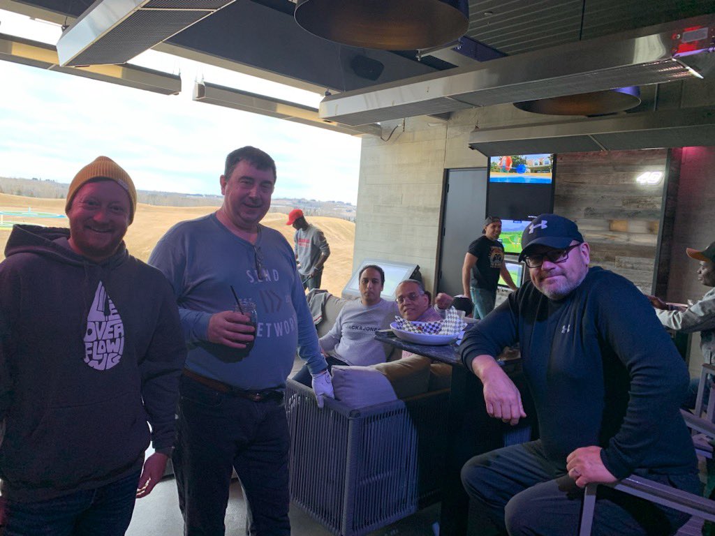 sendcalgary's tweet image. Tonight a bunch of SEND Calgary church planters and their sons got together to enjoy food, fellowship and Launch Pad Golf as part of Planter Care. Blessed to serve with such a great group of men!