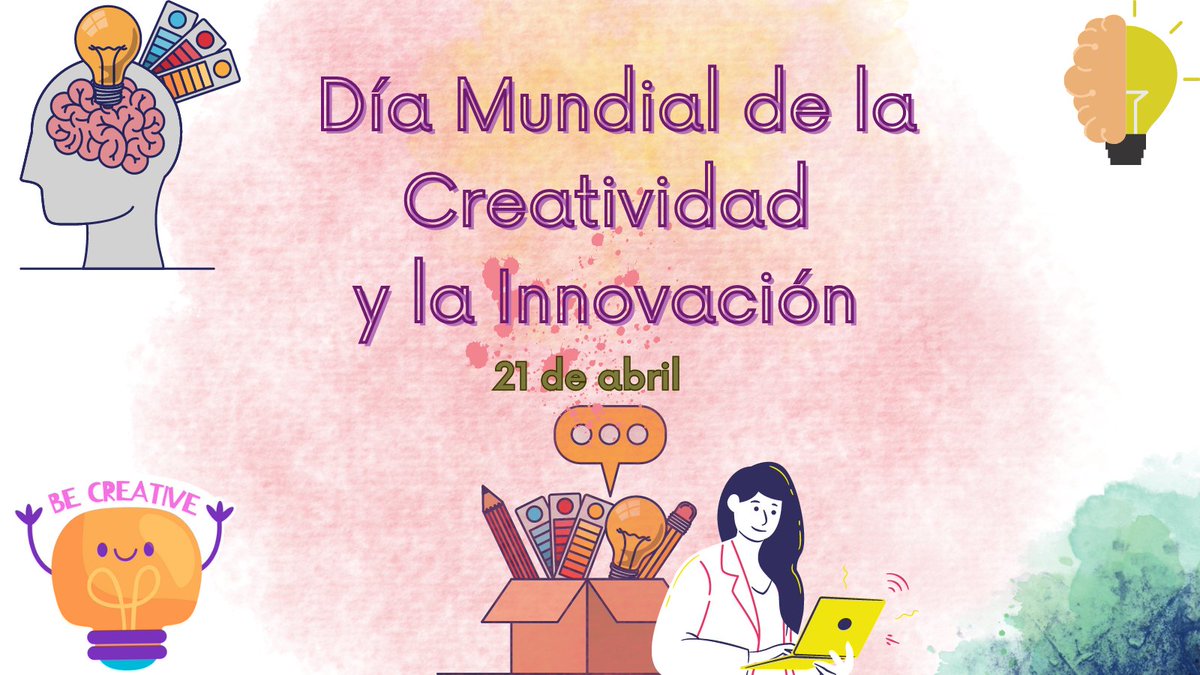 cam13718's tweet photo. 21 de abril Día Mundial de la Creatividad y la Innovación 📚✏️#DíaMundialdelaCreatividad #DíaMundialdelaCreatividadylaInnovacion #Creatividad #Innovación #PICOPudg https://t.co/QVdY15oat2