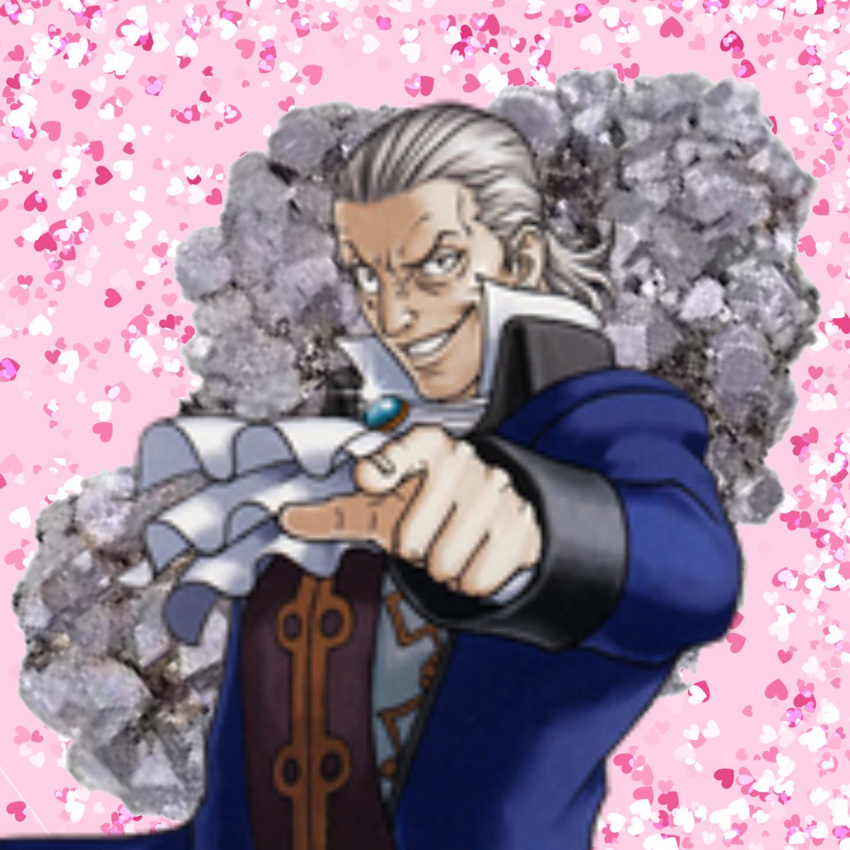 leadpoisonotd's tweet photo. Manfred von Karma from Ace Attorney has Lead Poisoning! https://t.co/N8pAdY0EA3