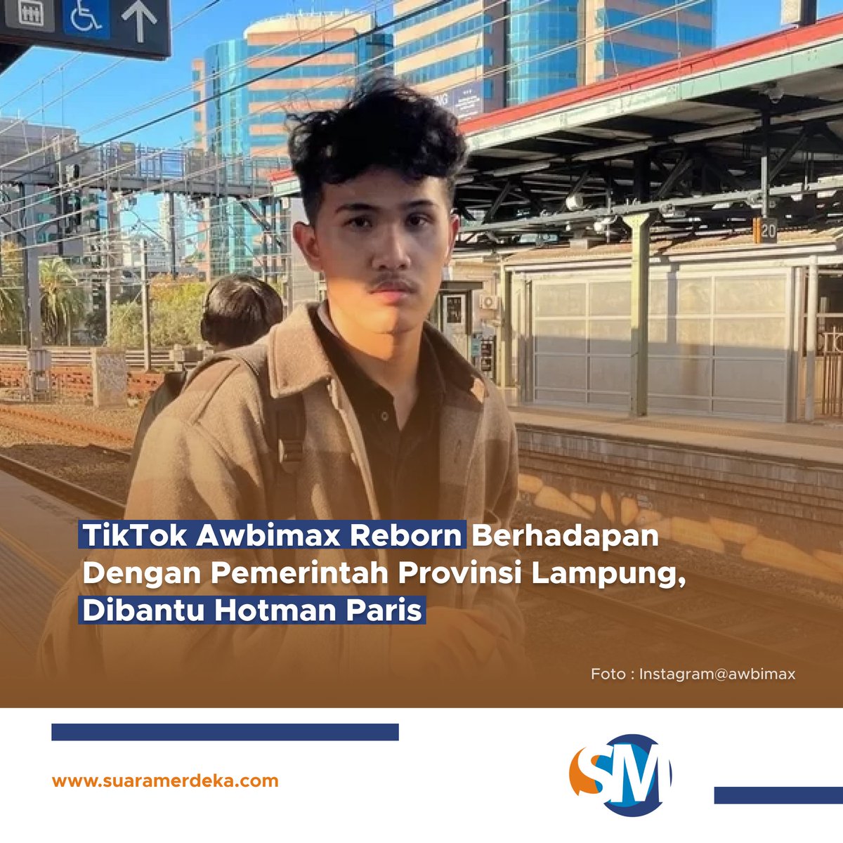 suaramerdeka's tweet photo. TikTok Awbimax Reborn Berhadapan Dengan Pemerintah Provinsi Lampung, Dibantu Hotman Paris
https://t.co/bCBv5PfwE0
#awbimax #bima #lampung #jalurhukum #hotmanparis #dminstagram #bimayudho #pengacara https://t.co/hG6uNkoUS2