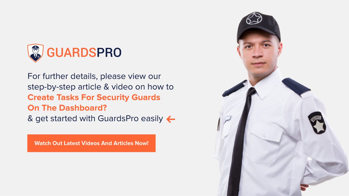 Tasks let you assign small tasks to the #guards assigned to a specific post site that needs to be completed within a defined time frame on the client site.

Watch the Video: youtube.com/watch?v=t1lILn…
Article: helpcenter.guardspro.com/help-center/po…

#securityguard #securityguardmanagment