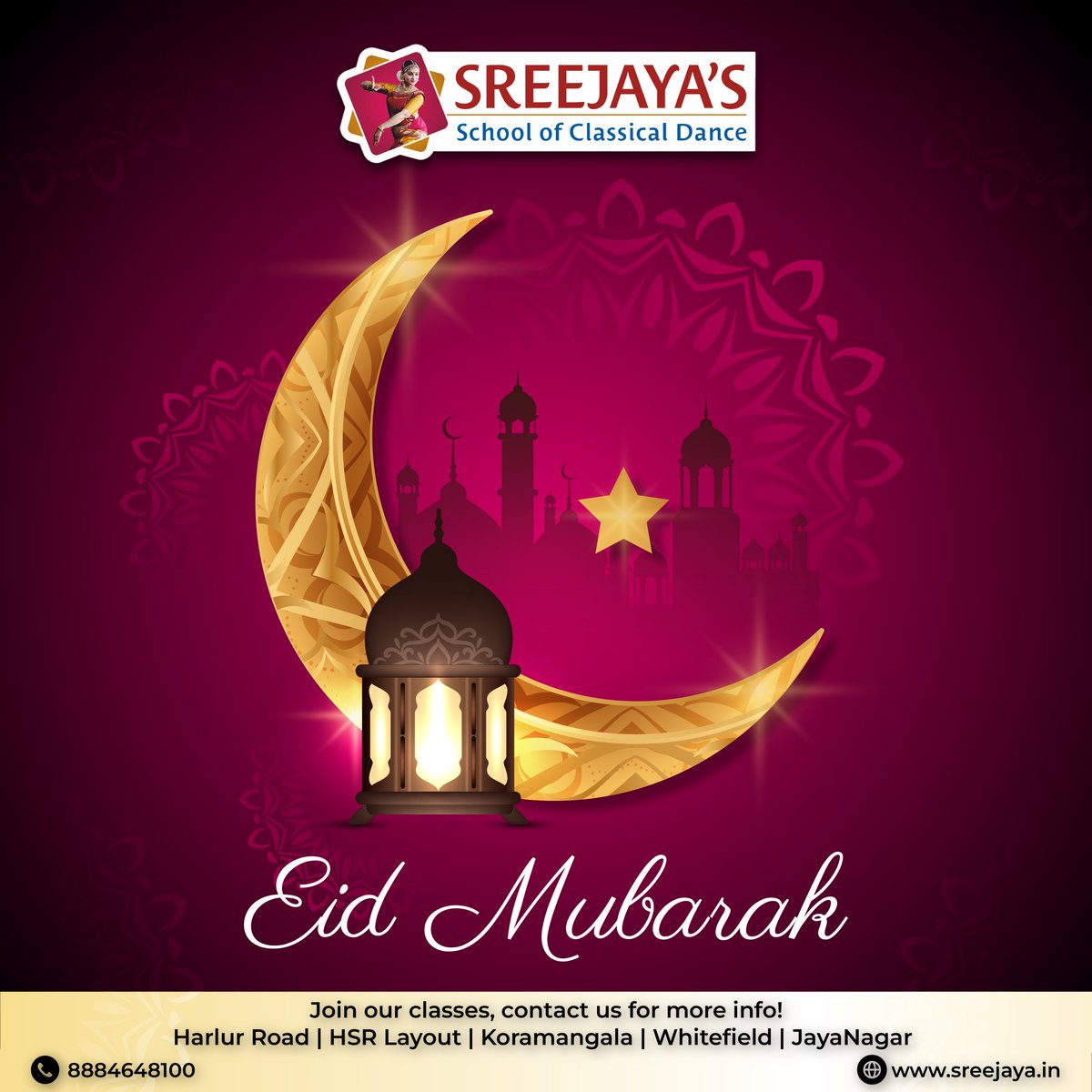 sscdsreejaya's tweet photo. May God bless your path with knowledge and light that will help to enlighten your heart! Eid Mubarak.
#eidmubarak #eid #sscd #bharatanatyam #DanceTutorials #DanceAcademy #DanceLessons #bharatanatyam #sscd #sreejaya #DanceTime #DanceClass #DanceStudio #DanceSchool #Dance #Dancer https://t.co/1ncCQhZ9JC