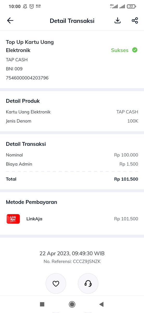 roggrok's tweet photo. @BNICustomerCare Min. Saya isi tapcash, tapi kok gak mau terupdate saldo, padahal sudah terdebet https://t.co/ZEpaj2f1wl