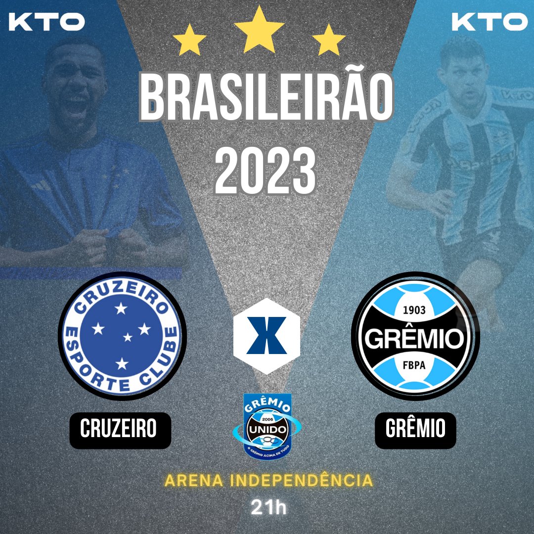 🇪🇪 Em busca de mais três pontos no Brasileirão! 

🏆 Dá-lhe Grêmio.