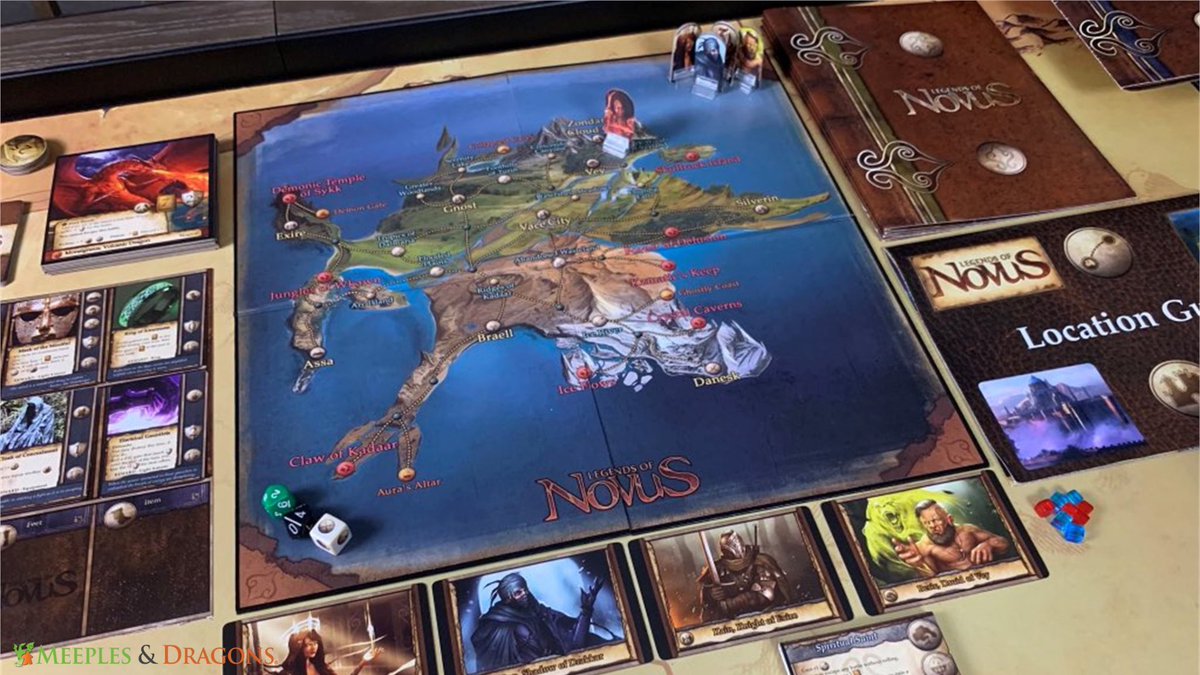Meeples_Dragons's tweet photo. Board game spotlight - Legends of Novus! It's a fantastic game for exploring RPG mechanics in a board game environment. Choose your character, complete quests, get some XP! Oh, and save the world of course.
#boardgame #boardgames #LegendsofNovus
https://t.co/C0urpfJxzy https://t.co/qurdJxXD7u