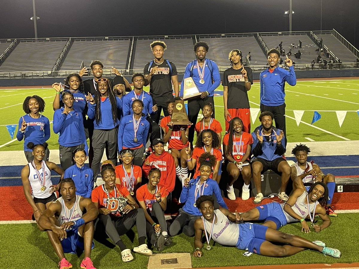 LydiaReddic's tweet photo. Girls & Boys 6A Area Champions ๐ค๐ฅ๐ @Duncanville_HS #DVilleFAST #OURTIME @TexasSWAGTrack https://t.co/tKvJ19OdbW