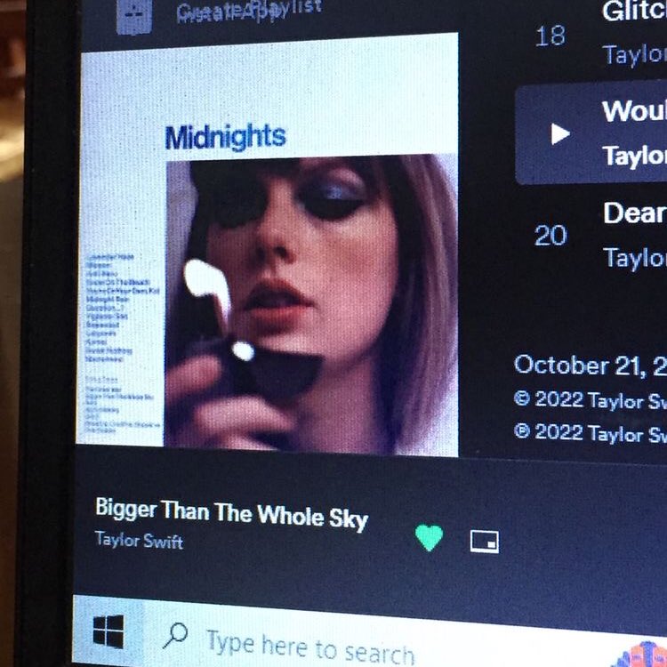 ninapetitex's tweet photo. Goodbye, goodbye, goodbye
You were bigger than the whole sky
You were more than just a short time
And I've got a lot to pine about
I've got a lot to live without
I'm never gonna meet
What could've been, would've been
What should've been you https://t.co/GykAACpcfi