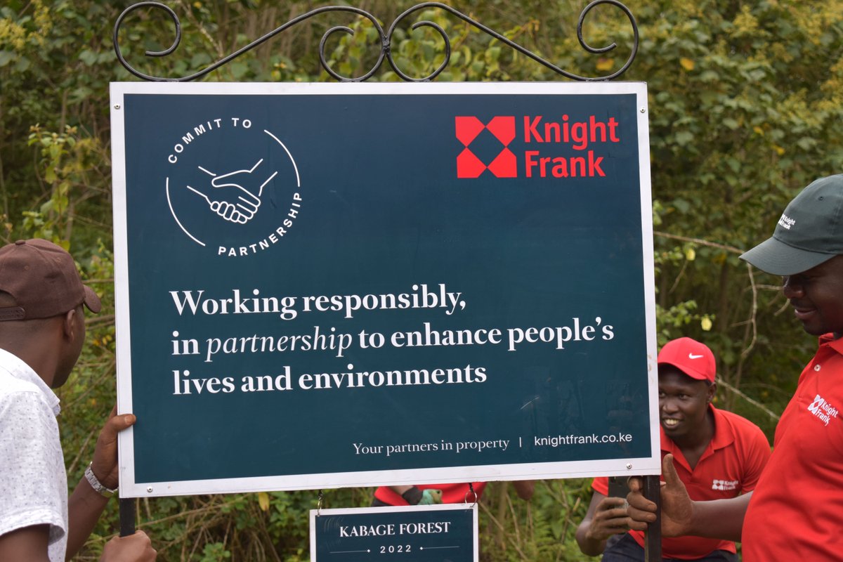 KnightFrankKE's tweet photo. #EarthDay focuses on taking action to #investinourplanet.
Partnering with Kabage Forest and Kenya Forest Service to plant seedlings in 2022, we are working in partnership to enhance peopleโs lives and environments, committing to #partnershipfortheplanet. #ESG https://t.co/8OLghj8Sfq