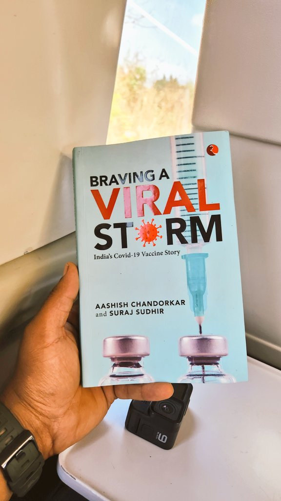 malhar_pandey's tweet photo. A wonderful companion to have while travelling through the train of New India ! #Vbexpress

@c_aashish ji's Braving A Viral Storm is an astonishing account about how New Bharat's leadership took the Bharat's ship safely to the shore traversing through a stormy sea named "COVID" https://t.co/I0YAY7Gh8F