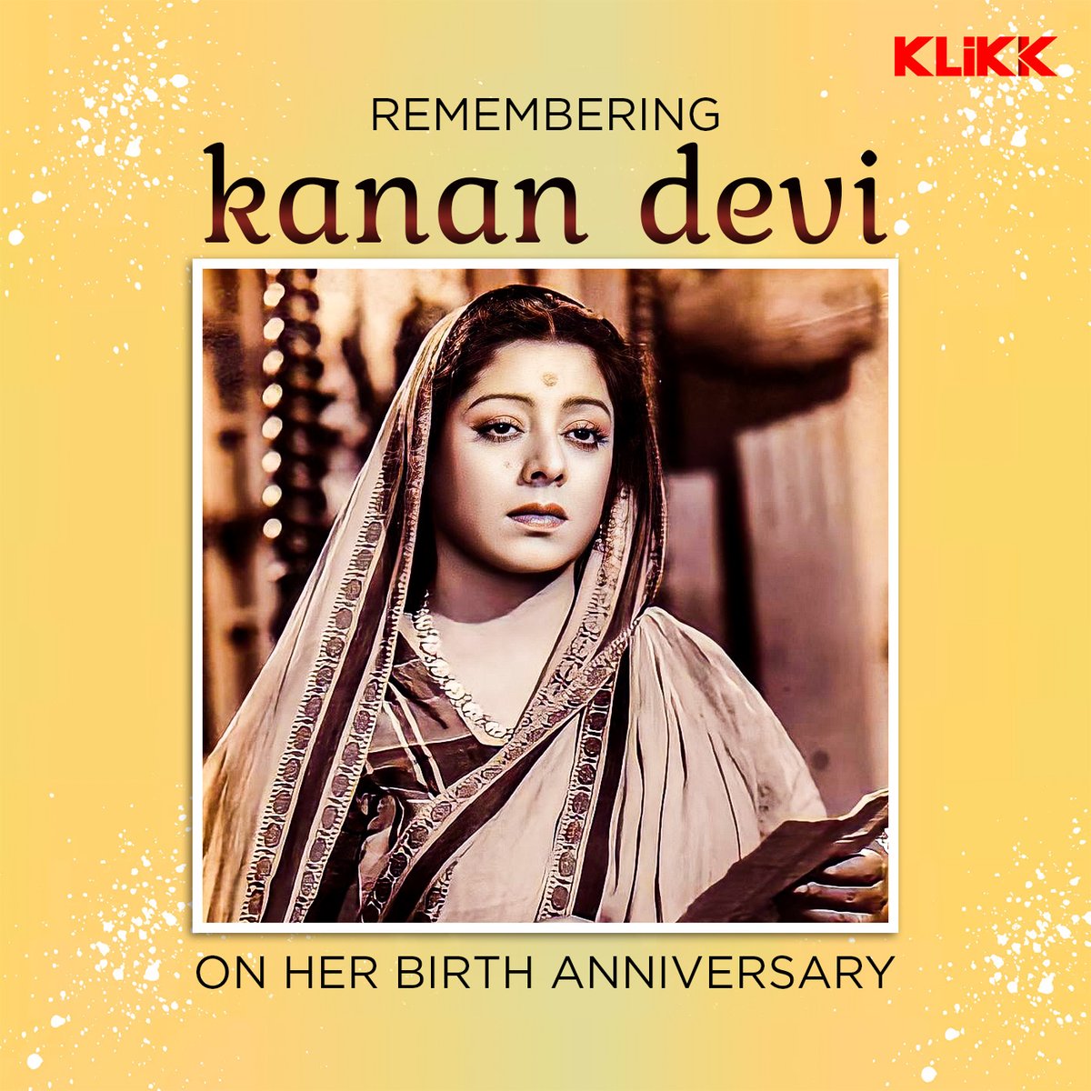 Remembering #KananDevi on her birth anniversary💐
#Klikk #BinodonJokhonTokhon