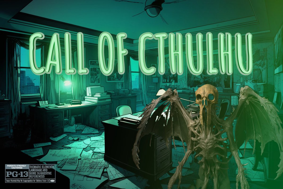 TMachineMuseum's tweet photo. Detective Crow is on investigation. His job is to catch a mysterious cult that abducts people in town. Little did he know that the cult was not an ordinary group of zealots, but a crazy demon-praying infernal cthulchists!
#gamedeveloper #AgustD #LetsDance #TheMaskedSinger #Cthul https://t.co/D4Jh5Q3R4u