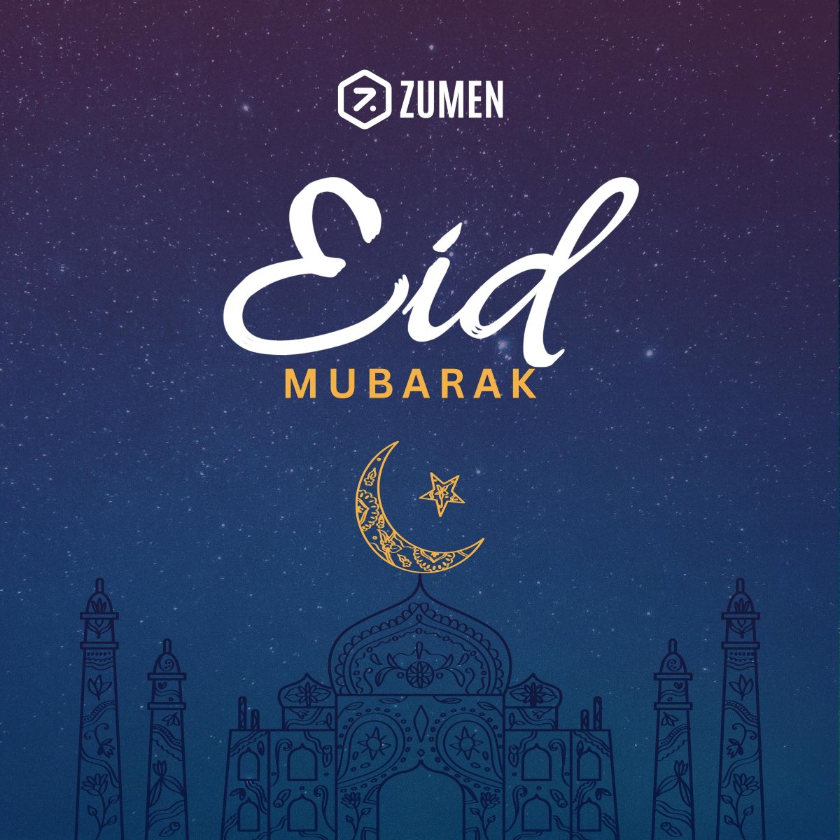 ZumenInc's tweet photo. May the spirit of Ramzan fill your heart with love, kindness, and compassion towards all beings.

Eid Mubarak ✨

#ramadan #ramzanmubarak #eidmubarak #ramzankareem https://t.co/F5DFPV2g07