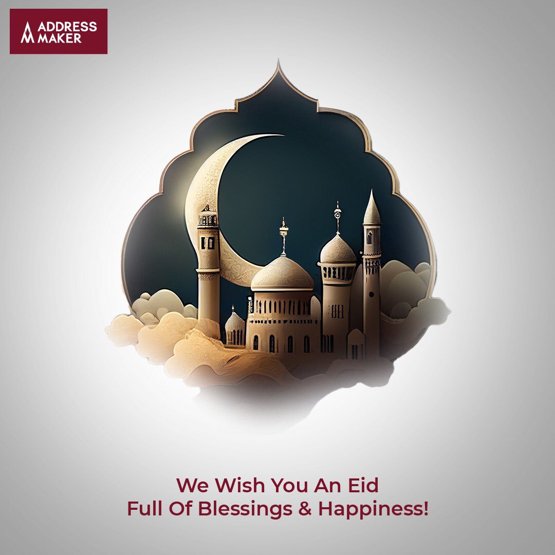 Address_Maker's tweet photo. Team Address Maker wishes you a very happy Eid-ul-Fitr.

#Eid #EidUlFitr #Ramzan #HappyEid #Eid2023 #eidmubarak #ramzanmubarak #AddressMaker https://t.co/n7h7PltjEe